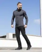 Pantaloni SOFTSHELL CITYCONIC negru - imagine 2