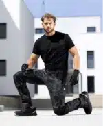 PANTALONI CREATRON CAMO NEGRU - imagine 4