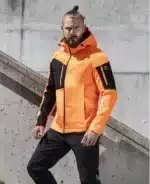 Geaca softshell CITYCONIC HI VIS portocaliu - imagine 2