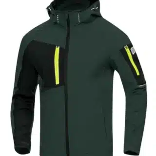Geaca softshell CITYCONIC HI VIS verde