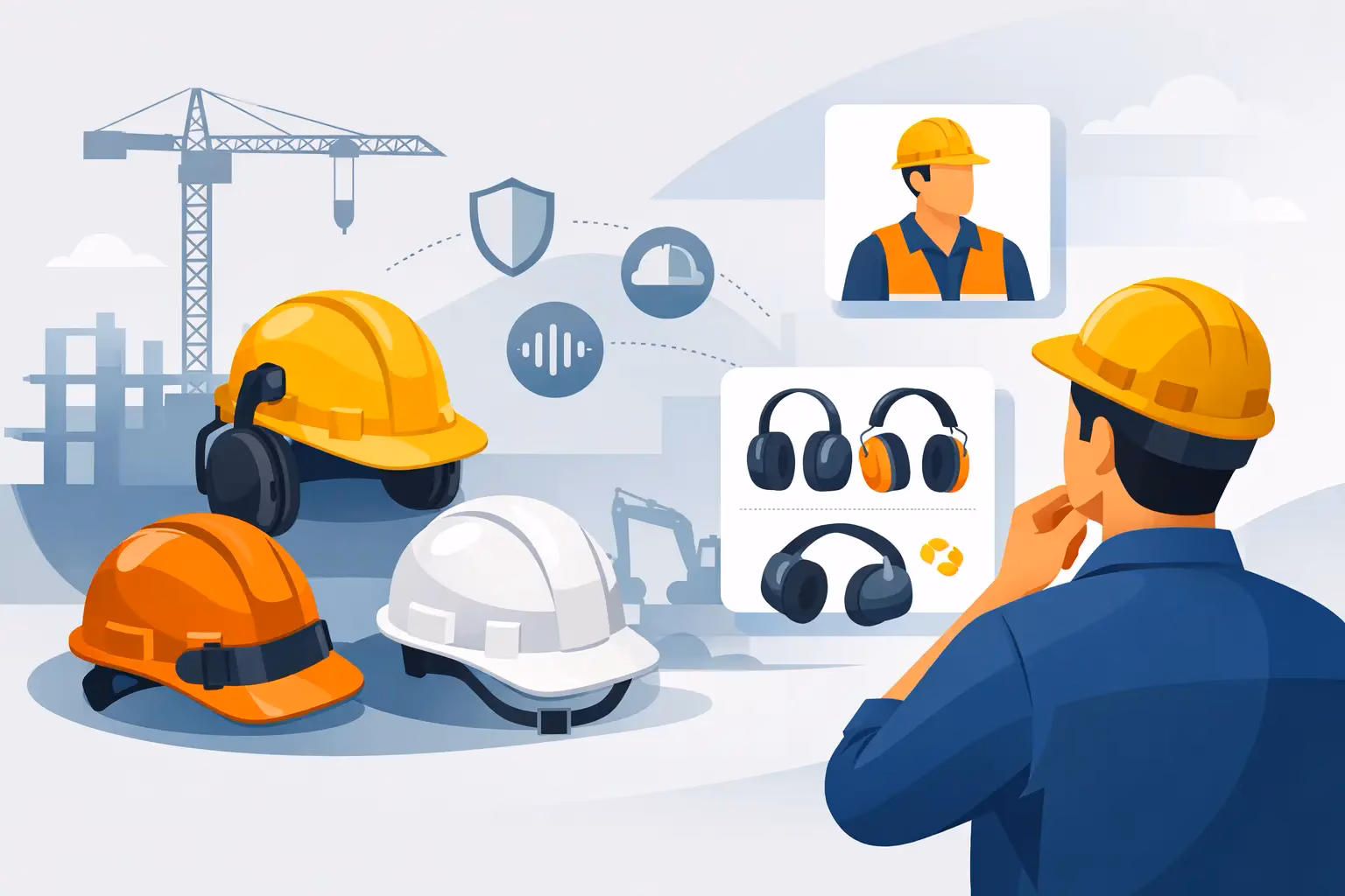 Cum alegi căști de protecție pentru construcții