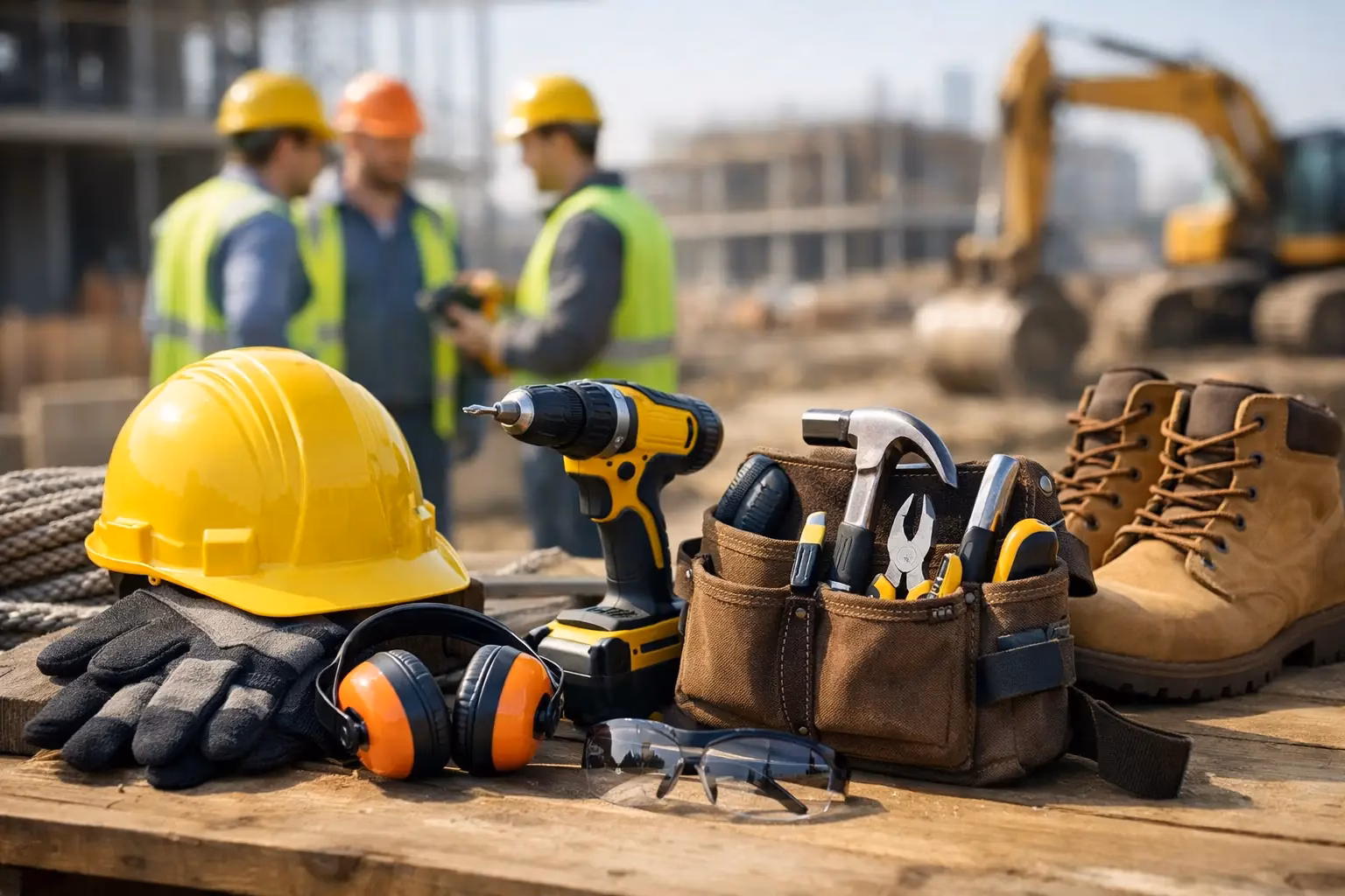 Exemplu de dotare pentru echipă construcții